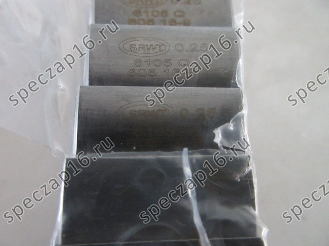 Вкладыши шатунные YC6108G R1 0.25